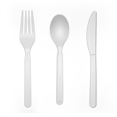 بایوڈیگریڈیبل کٹلری اور پلیٹیں۔